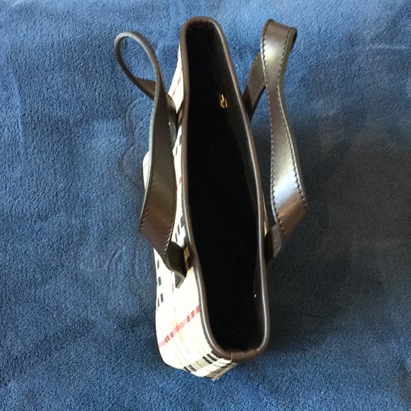 Classic Burberry Check Mini Tote - Picture 4 of 8